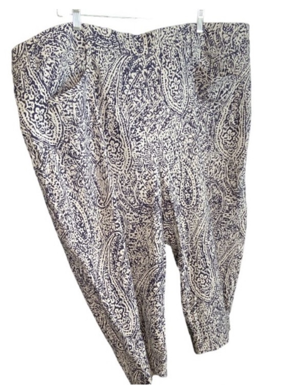 26W Pennington’s Savvy Fit Paisley Printed Pull On Pant - Picture 3 of 9